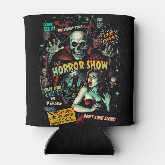 Spook Show Horror Koelbox Blikjeskoeler (Achterkant)