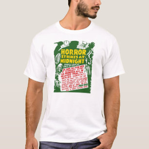 Spook Show - "Horror Strikes at Midnight" T-shirt