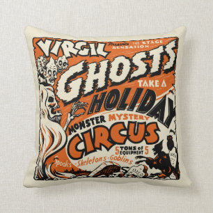  Spook Show Poster Art - Ghost Holiday! Kussen