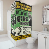  Spook Show Poster Dr. Jekyl Douchegordijn (In situ)