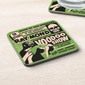  Spook Show Poster Kunst - Voodoo schedel! Onderzetter (Linkerzijde)