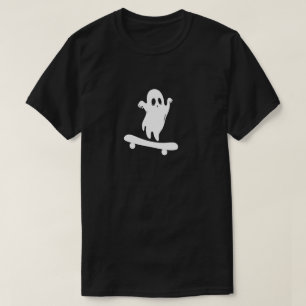 Spook Skateboard Luie Halloween Grappige Skateboar T-shirt