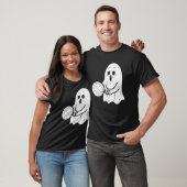 Spook spelen Volleybal Grappig Halloween Kostuum T-shirt (Unisex)