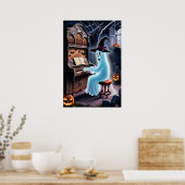 Spook spelend orgel poster (Keuken)