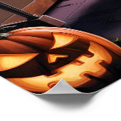 Spook spelend orgel poster (Hoek)