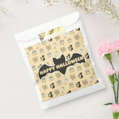 Spook, Spiderwebs en Black Cats Geel Bedankzakje (Gezegeld)