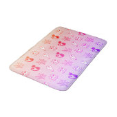 Spook, Spinnenwebben en Zwarte Katten Regenboog Badmat (Gekanteld)