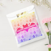 Spook, Spinnenwebben en Zwarte Katten Regenboog Bedankzakje (Gezegeld)