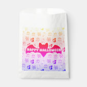 Spook, Spinnenwebben en Zwarte Katten Regenboog Bedankzakje (Voorkant)