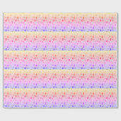 Spook, Spinnenwebben en Zwarte Katten Regenboog Cadeaupapier (Vlak)