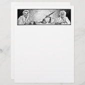 Spook Stationery - 1906  Halloween Afbeelding! (Voorkant / Achterkant)