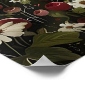 Spook Strawberry Weide Print, Whimsical Halloween Poster (Hoek)