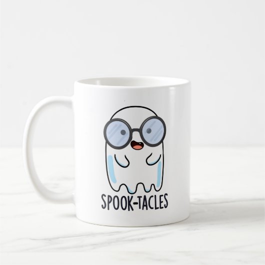 Spook-tacles Grappige Geest Grappen Koffiemok (Links)