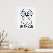 Spook-tacles Grappige Geest Grappen Poster (Keuken)