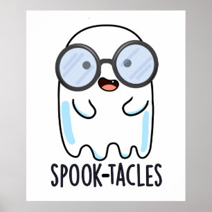 Spook-tacles Grappige Geest Grappen Poster