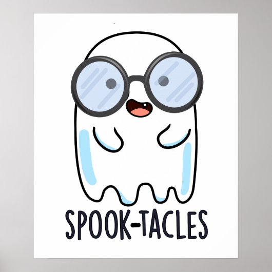 Spook-tacles Grappige Geest Grappen Poster (Voorkant)