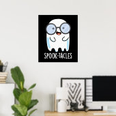 Spook-tacles Grappige Geest Grappenmaker Donkere A Poster (Thuiskantoor)