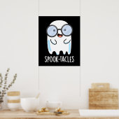 Spook-tacles Grappige Geest Grappenmaker Donkere A Poster (Keuken)