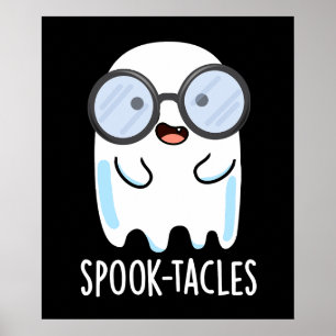 Spook-tacles Grappige Geest Grappenmaker Donkere A Poster
