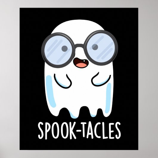 Spook-tacles Grappige Geest Grappenmaker Donkere A Poster (Voorkant)