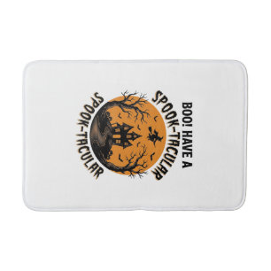 Spook-Taculair Halloween Spokenhuis Vintage T-shir Badmat