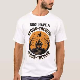 Spook-Taculair Halloween Spokenhuis Vintage T-shir T-shirt