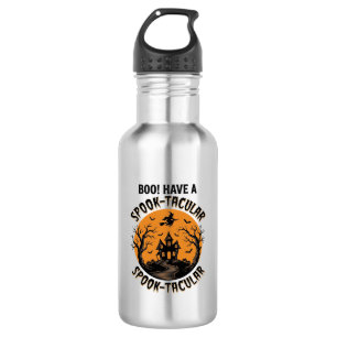 Spook-Taculair Halloween Spokenhuis Vintage T-shir Waterfles