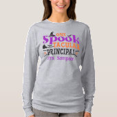 "Spook" taculair Principal Spooky Halloween Theme T-shirt (Voorkant)