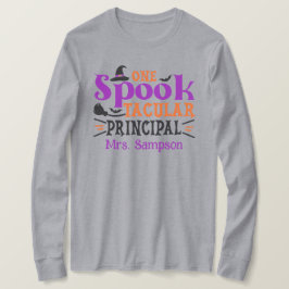 "Spook" taculair Principal Spooky Halloween Theme T-shirt