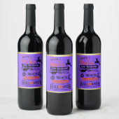 Spook-tacular Custom Halloween Bottle Labels! Wijn Etiket (Flessen)