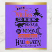 Spook-tacular Custom Halloween Bottle Labels! Wijn Etiket (Enkel label)