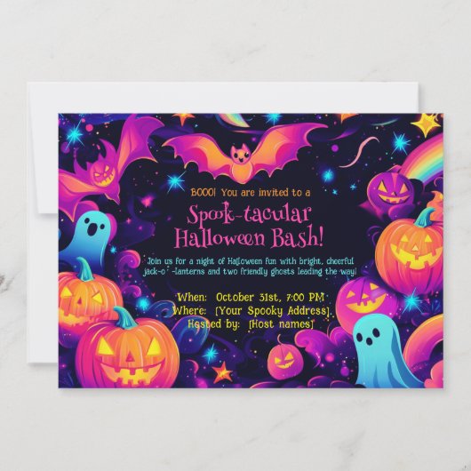 🎃Spook-tacular Halloween Bash! Kaart (Voorkant)