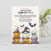 Spook-tacular HALLOWEEN Party! Kaart (Staand voorkant)