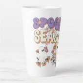 Spook-tacular Savings on Halloween Gear! Latte Mok (Voorkant)