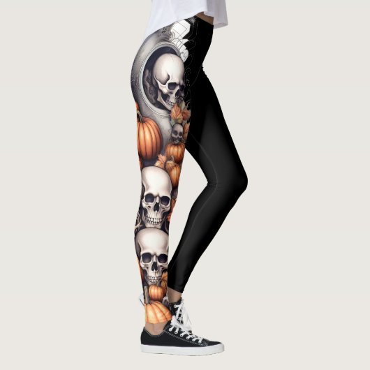 🎃 Spook-tacular Skull Leggings! 🎃 Leggings (Rechts)