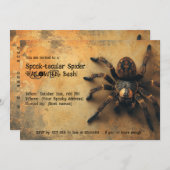 Spook-tacular Spider HALLOWEEN Bash! Kaart (Voorkant / Achterkant)
