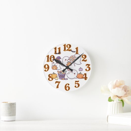 "Spook-tacularly Cute Chibi Ghosts!" Ronde Klok (Huis)