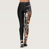 🎃 Spook-tastische Schedel Leggings! Leggings (Achterkant)
