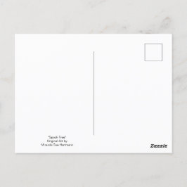 "Spook Tree" blanco binnen Briefkaart