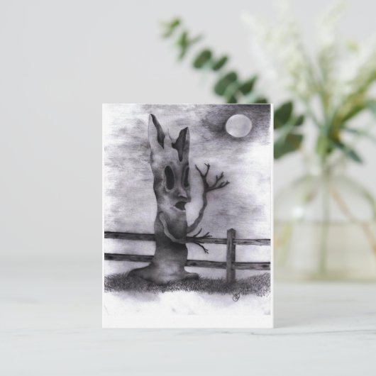 "Spook Tree" Briefkaart (Staand voorkant)