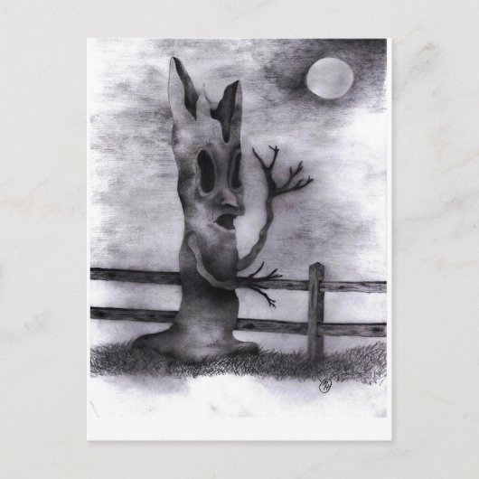 "Spook Tree" Briefkaart (Voorkant)