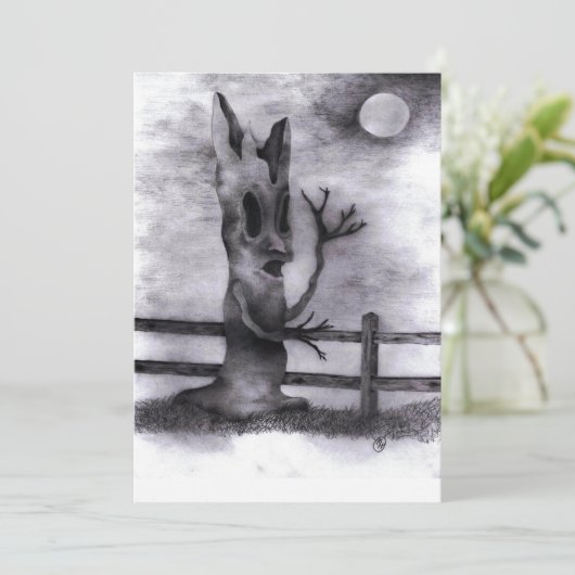 "Spook Tree" Kaart (Staand voorkant)