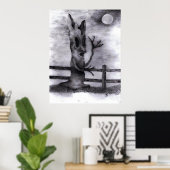 "Spook Tree" Poster (Thuiskantoor)