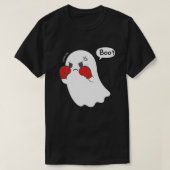 Spook van afkeuring Boo! Boksen - Grappig Hallowee T-shirt (Design voorkant)