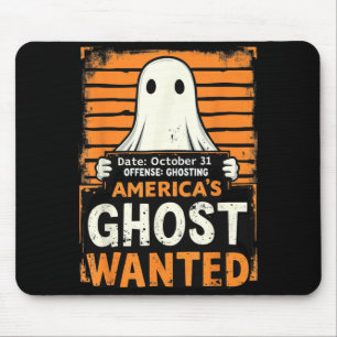 Spook van Amerika Gezocht Grappige Halloween Spoke Muismat