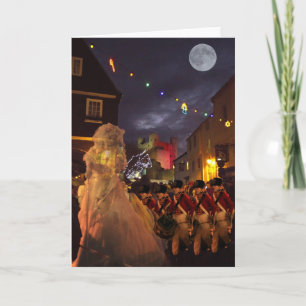 Spook van Charles Dickens Past Feestdagen Kaart