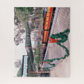 Spook van de miniatuurtrein Balboa Park Legpuzzel (Verticaal)