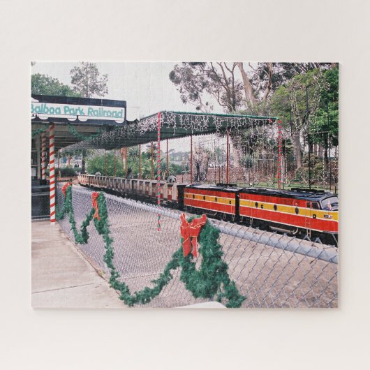 Spook van de miniatuurtrein Balboa Park Legpuzzel (Horizontaal)