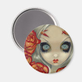 "Spook van een Roos" Magneet (Voorkant / Achterkant)