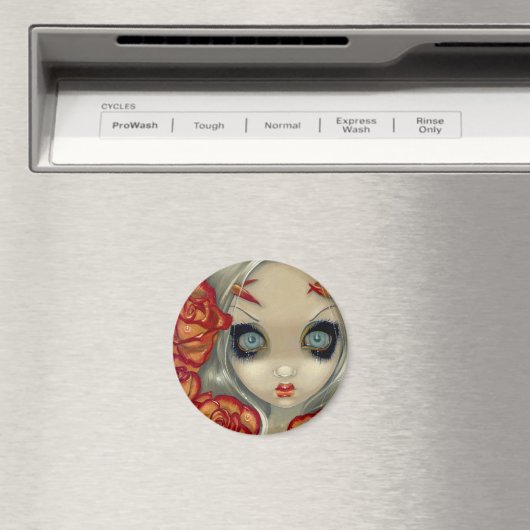 "Spook van een Roos" Magneet (Insitu (Vaatwasser))